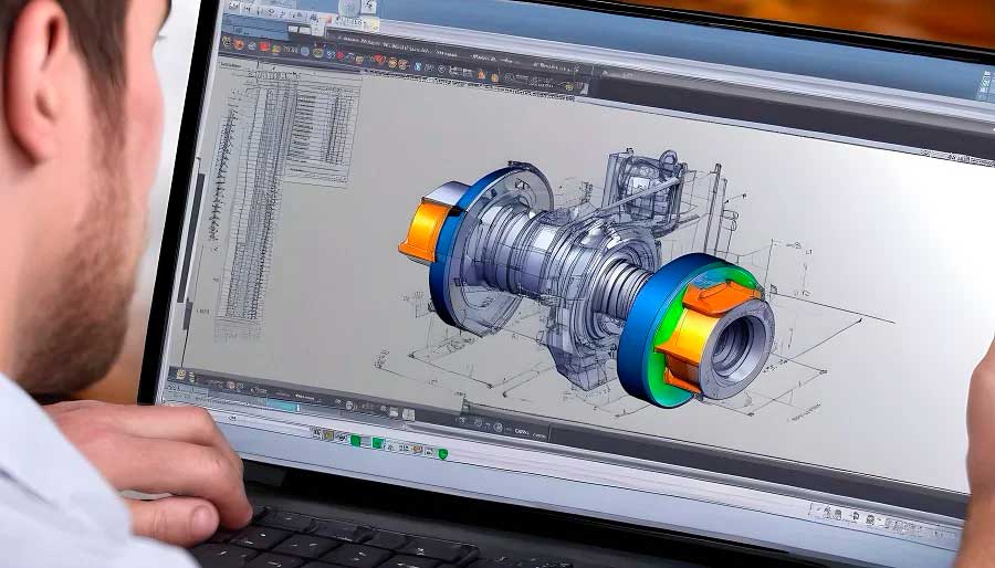 Projeto e desenvolvimento de peças com softwer Pro-Engeneer